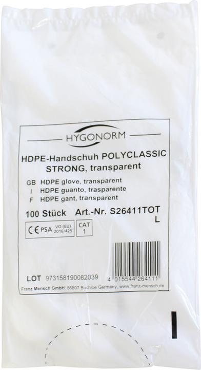 Produktbild Hygonorm Einmalhandschuhe (L)