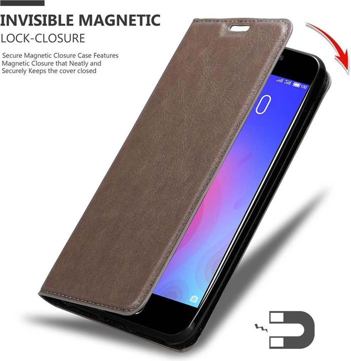 Immagine prodotto Cadorabo Copertina magnetica invisibile del libro (Meizu M6)