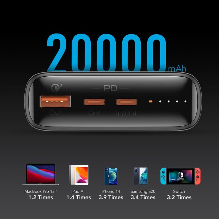 Produktbild Veger T100 (20000 mAh, 100 W, 74 Wh)