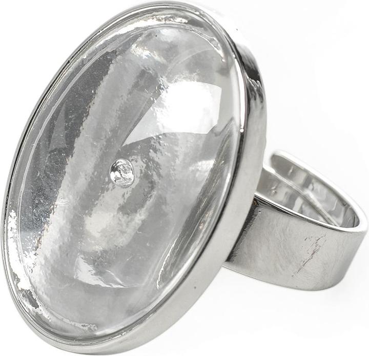 Produktbild Glorex Fingerring rund silberfarben Ø21mm