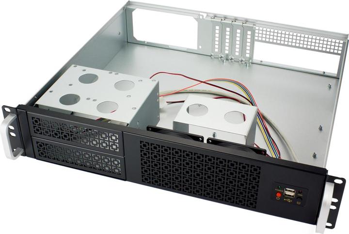 Fantec SG-220 - Montage en rack - 2U - micro ATX - sans alimentation (ATX)