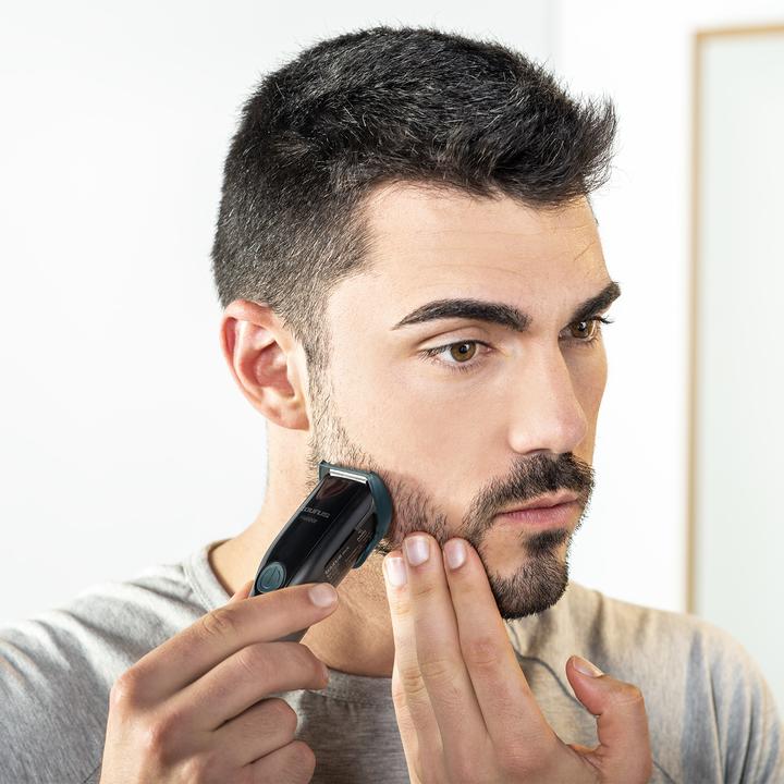 Image du produit Taurus Tondeuse à barbe électrique Hubble avec option rasoir sans fil pour utilisation humide et sèche