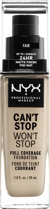 Produktbild NYX Professional Make-Up Can't Stop Won't Stop - Full Coverage Foundation Fair (Fair)