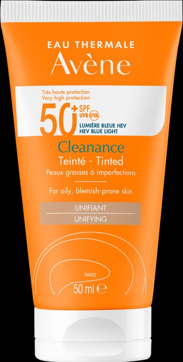 Avène Cleanance Sonne Getönt (Sonnencreme Gesicht, SPF 50+, 50 ml, 70 g)