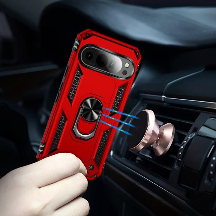 Produktbild Cover-Discount Google Pixel 9 / 9 Pro - Armor Case mit Kickstand (Google Pixel 9, Google Pixel 9 Pro)
