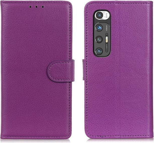 Actual product image MU Classic Litchi Leather Bookcover Series (Xiaomi Mi 10S)