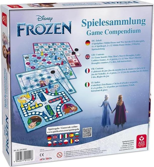 Produktbild ASS Altenburg Disney Die Eiskönigin - Spielesammlung, für 2-4 Spieler, ab 5 Jahren (DE-Ausgabe) (Deutsch)