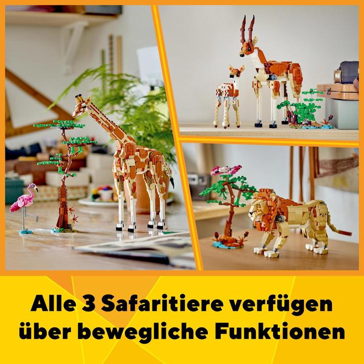Image du produit LEGO 31150 Safari des animaux (31150, LEGO Creator 3-in-1)