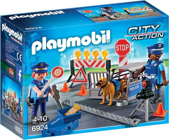 Actual product image Playmobil Police roadblock (6924, Playmobil City Action)