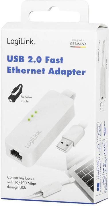 Immagine prodotto LogiLink Adattatore Ethernet (USB, RJ45 (1x))