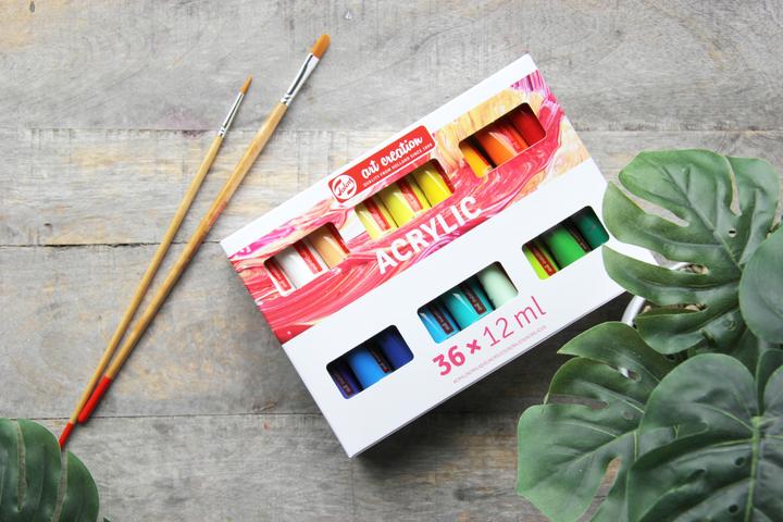Produktbild Talens Art Creation Acrylfarben-Set, 36 x 12 ml (Mehrfarbig)