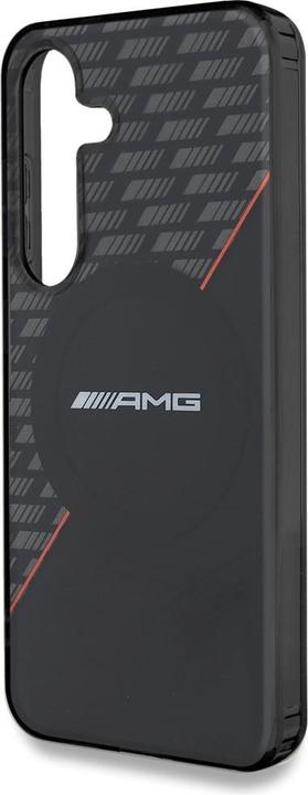 Immagine prodotto Mercedes AMG Double Layer Rhombs MagSafe Case for Samsung Galaxy S25 - Black/Red (Samsung Galaxy S25)