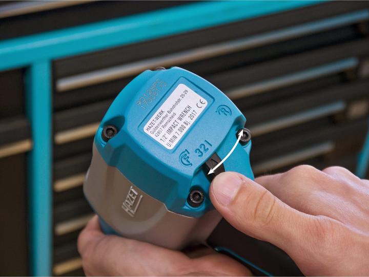 Produktbild HAZET Schlagschrauber 9012SPC ∙ Lösemoment maximal: 850 Nm ∙ Vierkant 12,5 mm (1/2 Zoll) ∙ Hochleis… (Druckluft)