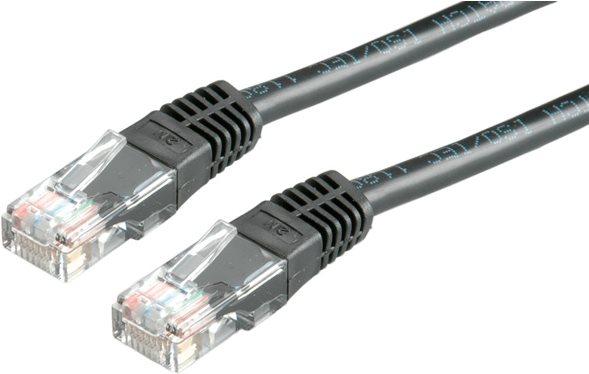 Produktbild Roline UTP-Patchkabel Kat.6, schwarz, 2m (U/UTP, CAT6, 2 m)