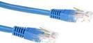 Actual product image Blue 2 meter LSZH U/UTP CAT6 patch cable with RJ45 connectors. Cat6 u/utp lszh blue 2.00m (U/UTP, CAT6, 2 m)