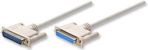 Actual product image Manhattan Serial/parallel extension cable (4.50 m, Parallel (printer))