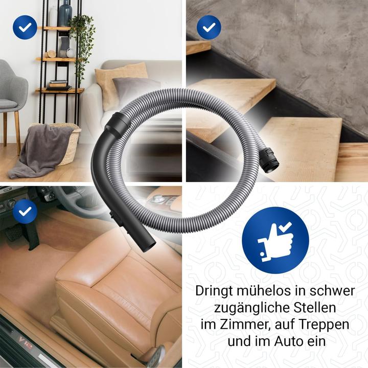 Image du produit Vioks Staubsaugerschlauch mit Handgriff für Miele Bodenstaubsauger