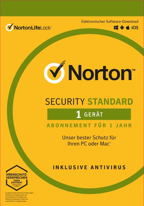 Norton norme de sécurité (1 Utilisateur, 12 mois)