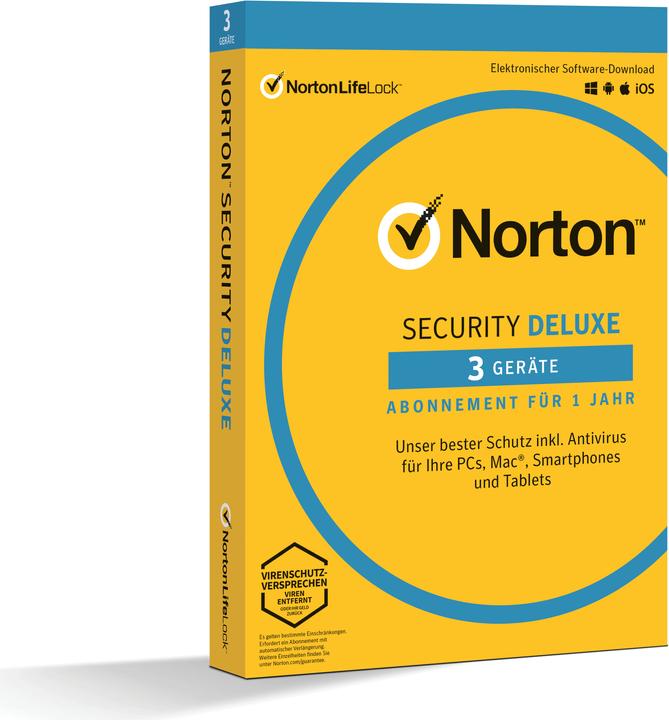 Produktbild Norton Security Deluxe 3.0 (3 User, 12 Monate)