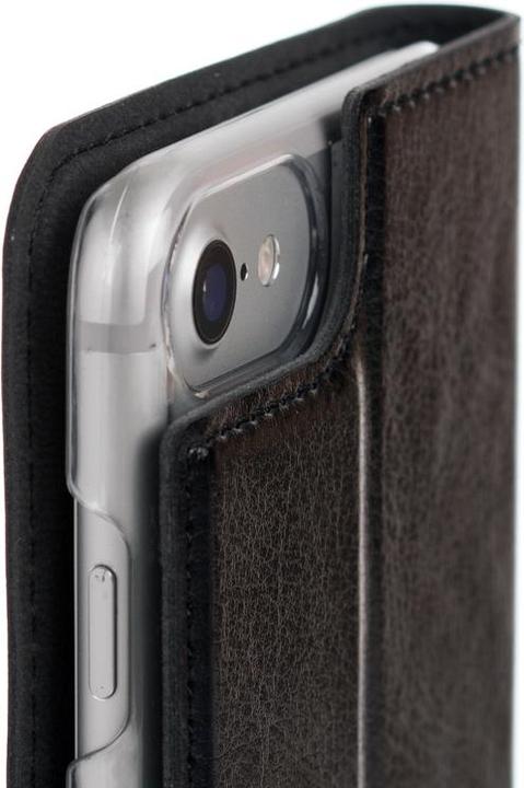Produktbild Wave BookCase suojakotelo, iPhone 7 / 8 / SE, musta (Apple iPhone SE (3rd Gen))
