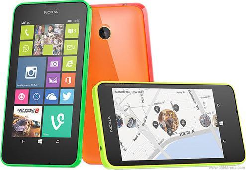 Image du produit Nokia Lumia 635 (8 Go, Noir, 4.50", 5 Mpx, 4G)