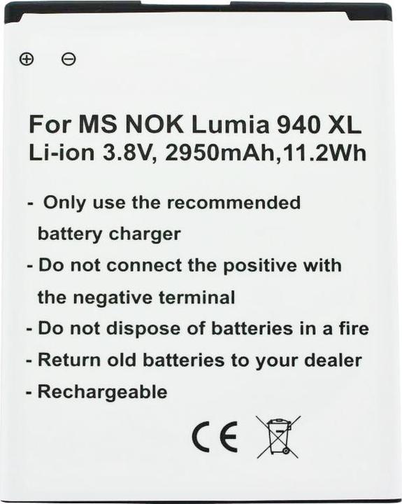 Image du produit Microsoft Akku Lumia 950 XL, Lumia 950 XL Dual SIM Akku BV-T4D