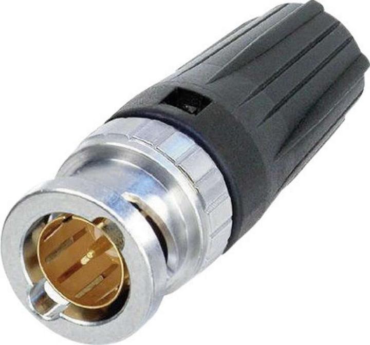 Image du produit Neutrik Connecteur BNC mâle, droit 75? NBNC75BRU11 1 pc.