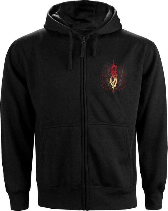 Slipknot Burn Me Away Hoodie mit durchgehendem Reissverschluss Mit Reissverschluss
