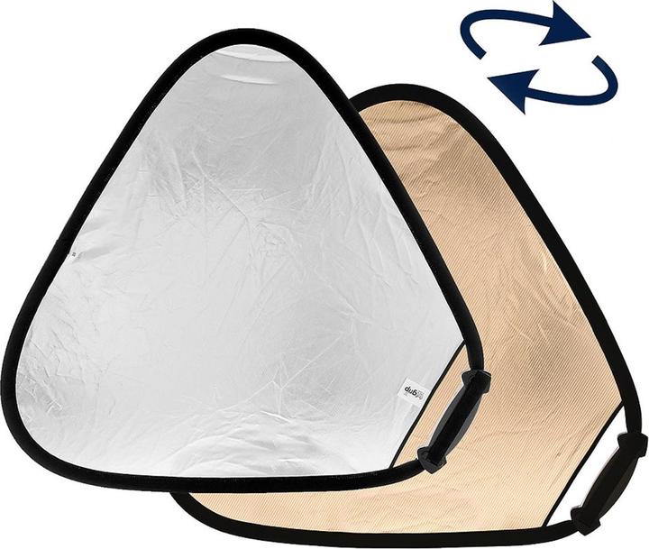 Actual product image Manfrotto LL LR3636 photo studio reflector Triangle Bronze, Silver