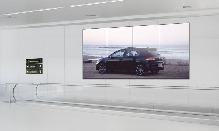 Image du produit Multibrackets Support mural, 40"-100", VESA 100x100-400x600 (Mur, 100", 80 kg)