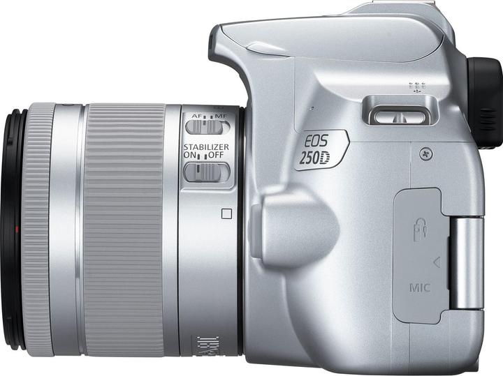 Actual product image Canon EOS 250D + EF-S 18-55mm f/4-5.6 IS STM (18 - 55 mm, 24.10 Mpx, APS-C / DX)