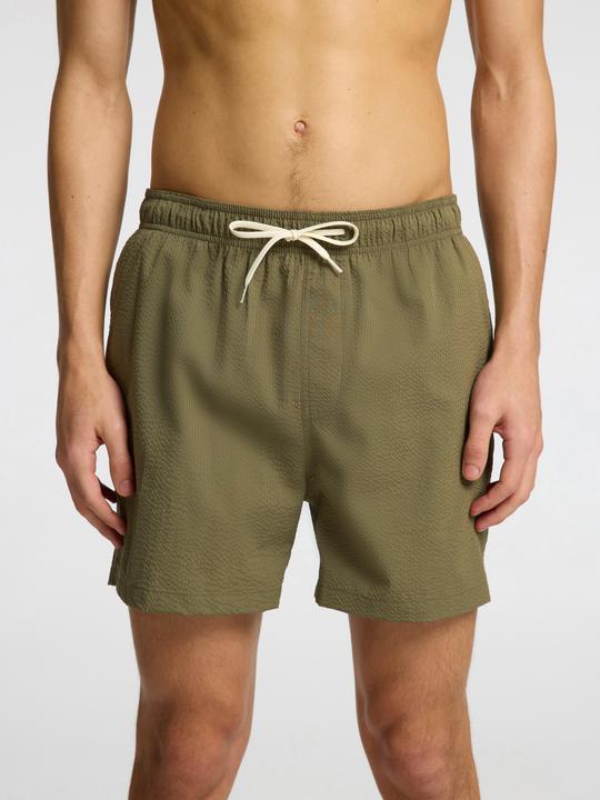 Image du produit Selected Homme Short de bain en seersucker (L)