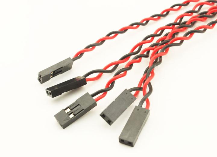 Actual product image OEM Connecting cable F/F 2Pin 30cm 24AWG