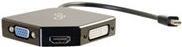 Produktbild C2G Mini DisplayPort to HDMI, VGA, or DVI Adapter Converter (HDMI, VGA, DVI, 8.30 cm)