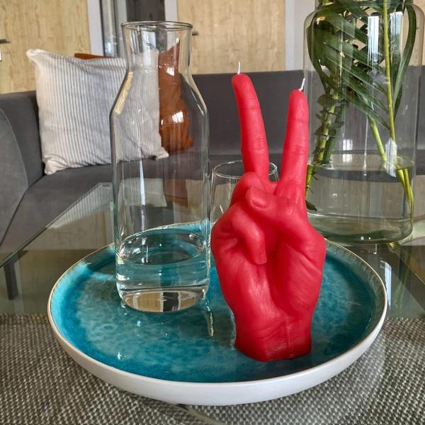 Actual product image Candle Hand Victory (1 pcs.)
