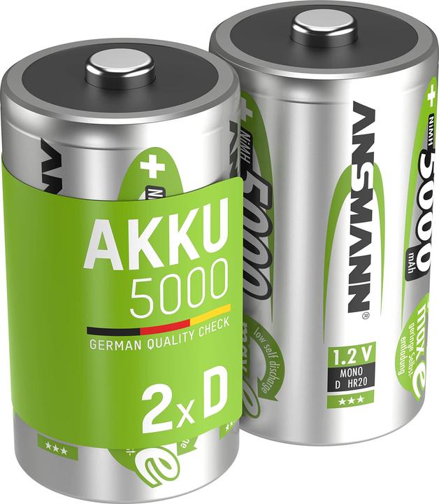 Ansmann Mono D (2 Stk., D, 5000 mAh)
