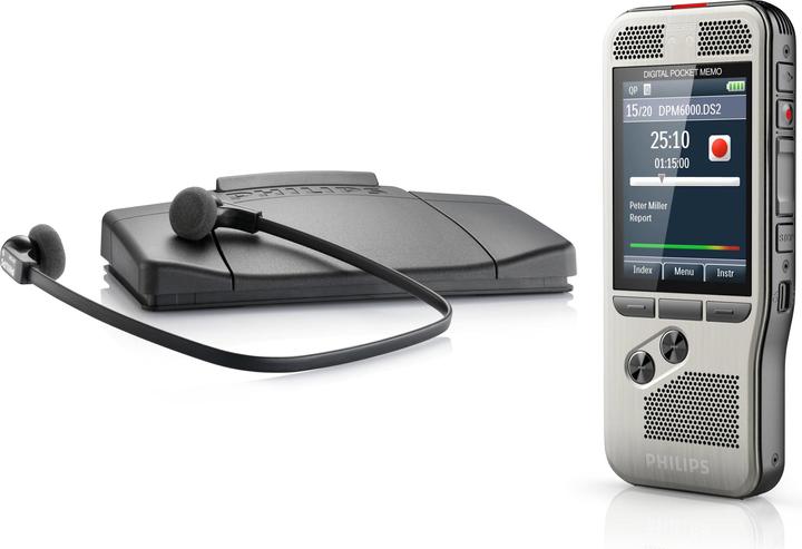 Produktbild Philips Diktier- und Wiedergabe-Set Pocket Memo DPM6700