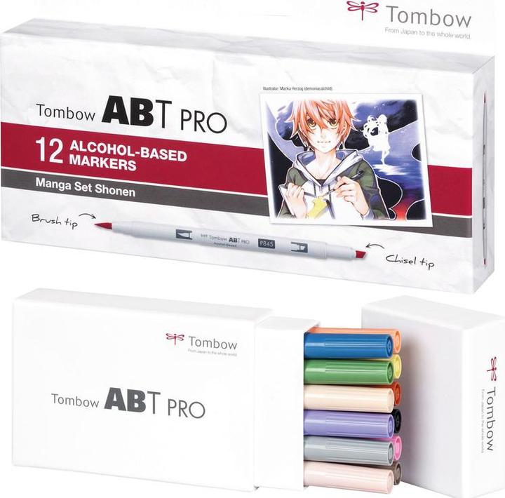 Immagine prodotto Tombow Penna a doppio pennello ABT Pro (Multicolore, 12 x)