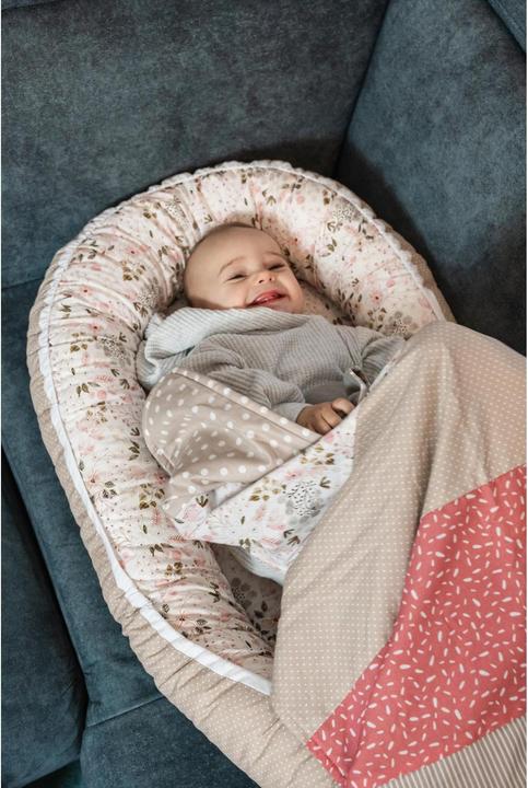 Produktbild Ullenboom Kuscheldecke Rosa Blüten 70 x 100 cm (70 x 100 cm)