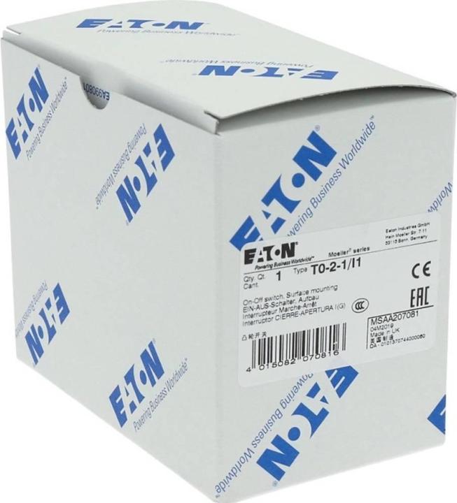 Actual product image Eaton T0-2-1/I1