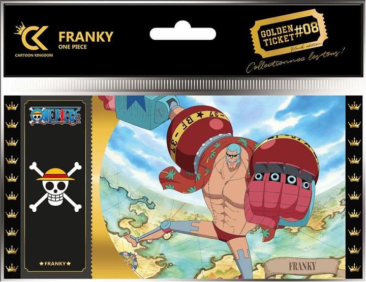 Produktbild Cartoon Kingdom One Piece Golden Ticket Black Edition #08 Frankie Umkarton (10) (10 Stk.)