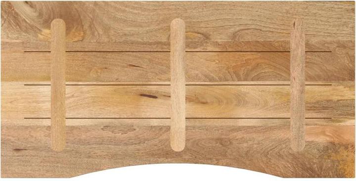 Immagine prodotto VidaXL Piano della scrivania Piano del tavolo Piano in legno con incavo Legno massiccio Mango (120 x 60 x 2,5 cm)