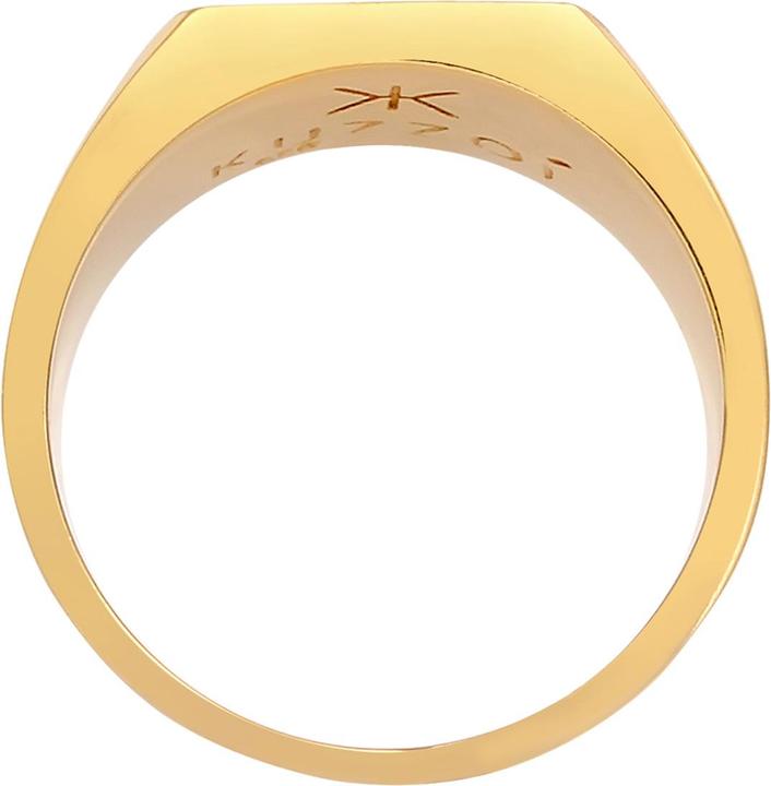 Immagine prodotto Kuzzoi Anello Uomo Anello con sigillo Stella smaltata di base in argento 925 (58, 925 Argento)