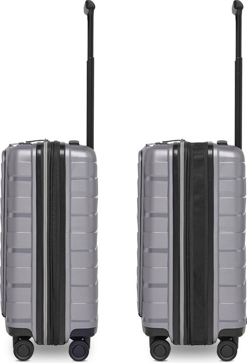 Immagine prodotto Bergpfeil Travel 4 Rollen Kabinentrolley 55 cm Laptopfach mit Dehnfalte (46 l, Bagaglio a mano (fino a 50 litri))