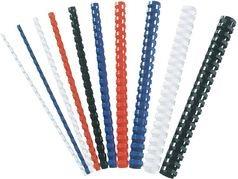 Actual product image Fellowes Binder spine 22mm, 21 rings, black, 50 pcs.