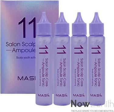 Masi (MASIL) 11 Salon Scalp Care Ampoule Tonic 30ml x 4 (30 ml)