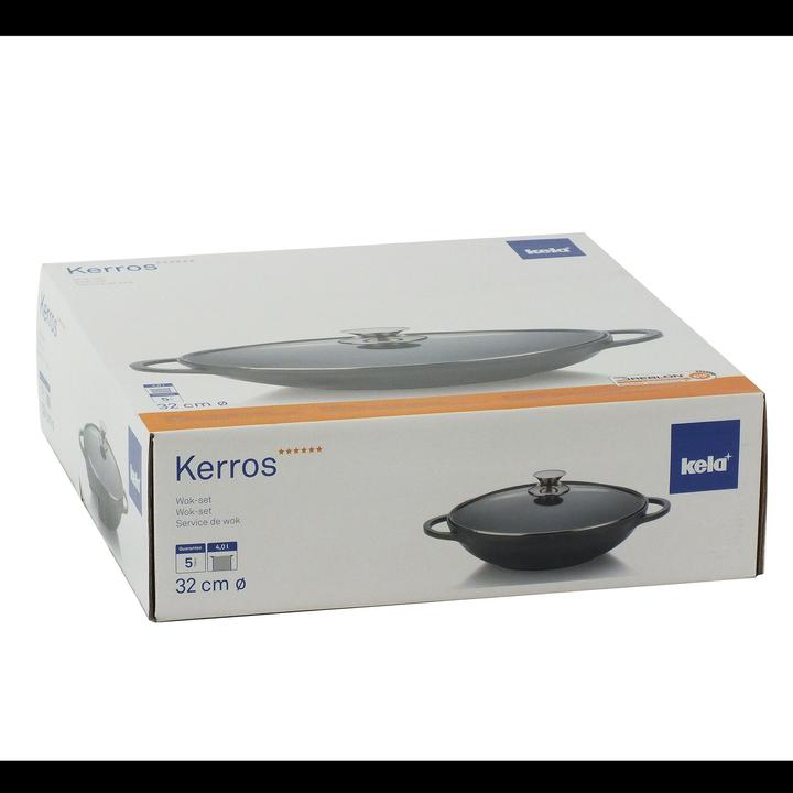 Image du produit Kela Kerros (32 cm, Wok, Fonte d'aluminium)