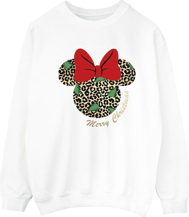 Disney Minnie Mouse Leopard Christmas Sweatshirt (3XL)