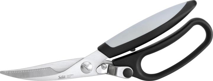 Silit Pollo Geflügelschere mit Integriertem Knochenbrecher 24cm Edelstahl für Rechts- und Linkshänder