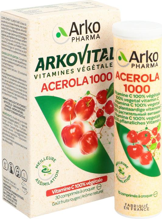 Produktbild Arkopharma Acerola Tablette (30 Stück, Tabletten, 96 g)
